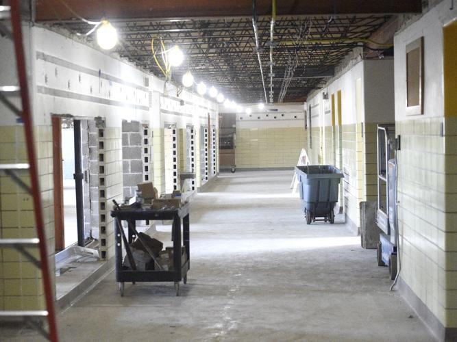 Jerstad-Agerholm hallway under construction