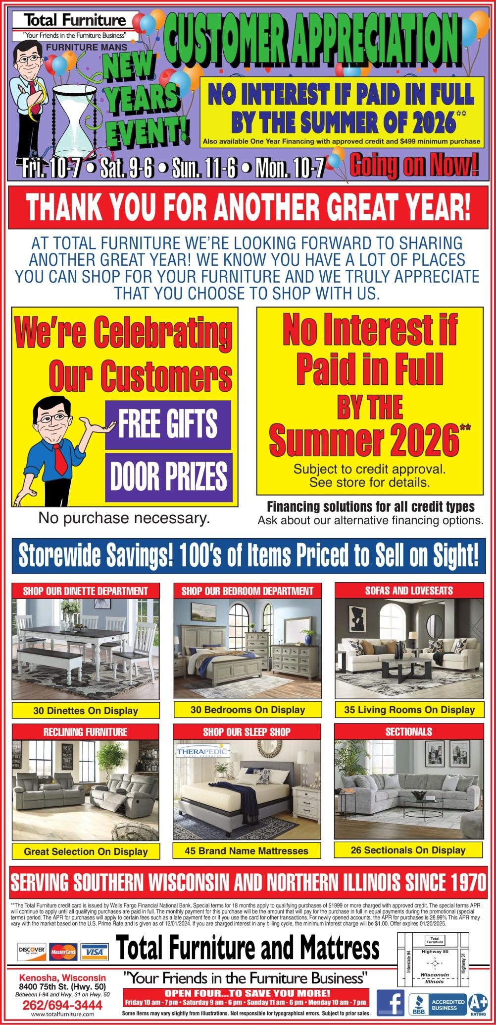 TOTAL FURNITURE - Ad from 2025-01-02