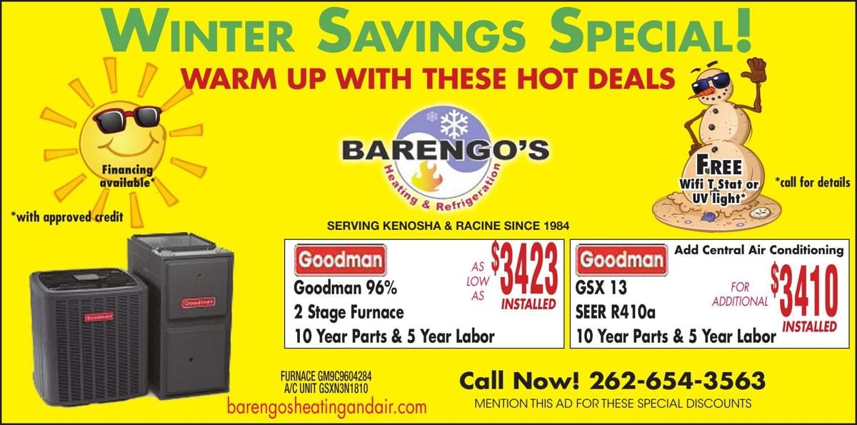 BARENGOS HEATING & REFRIGERATION - Ad from 2025-01-04